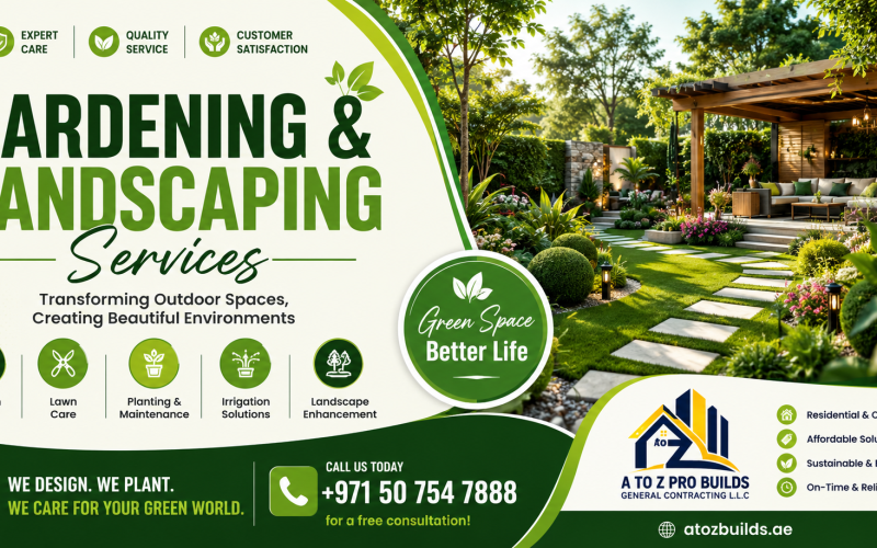 Gardening and Landscaping Serveries